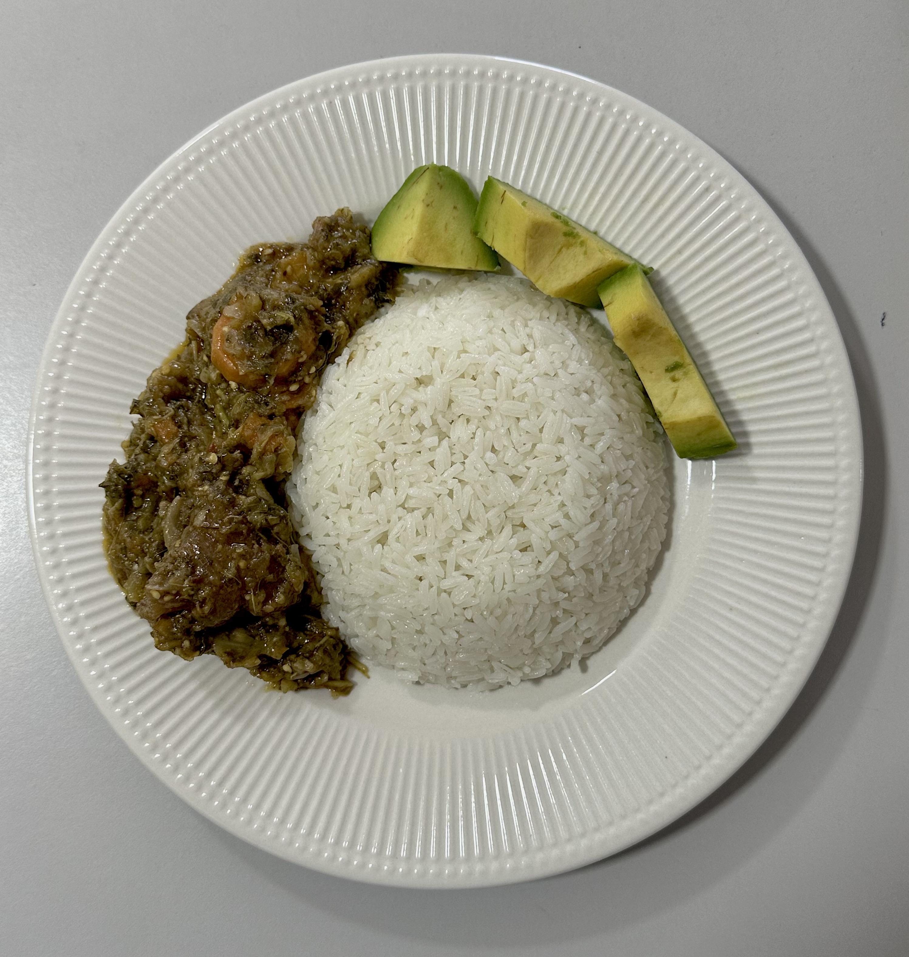 Diri blan Ak Legim — plat partagé par Winifred